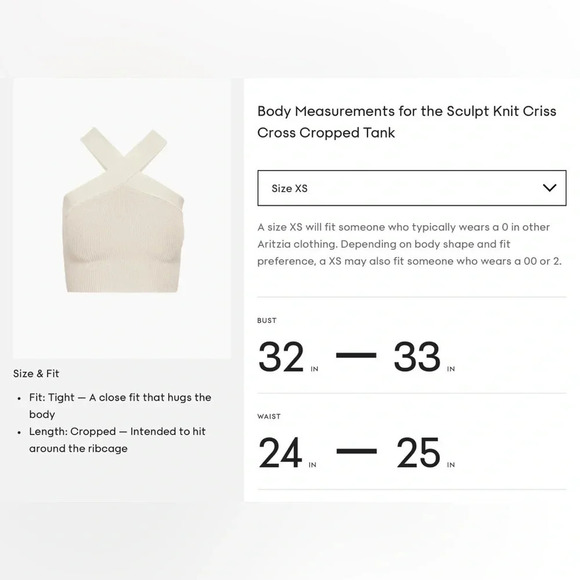 BABATON Sculpt Knit Off the Shoulder Crop Tank Size XS - Picture 9 of 9